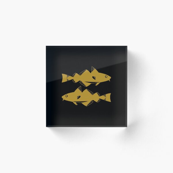 Pisces - Zodiac Symbols Acrylic Block