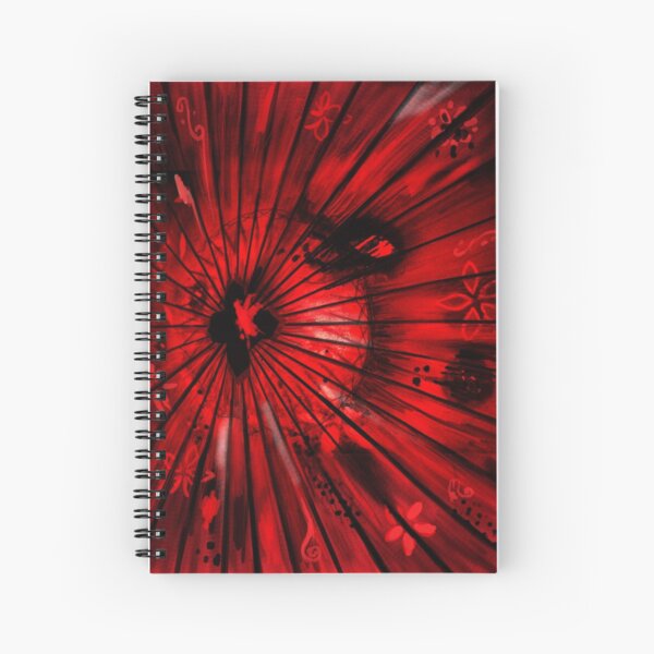 Abstrakter Schirm Spiralblock