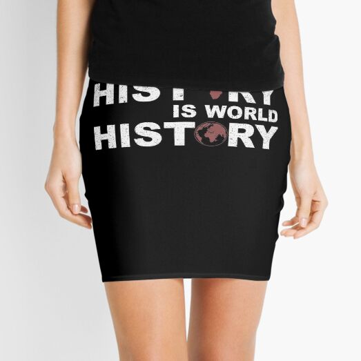 Black History Is World History Mini Skirt
