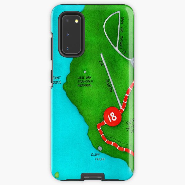 San Francisco map - Outer Richmond Samsung Galaxy Tough Case
