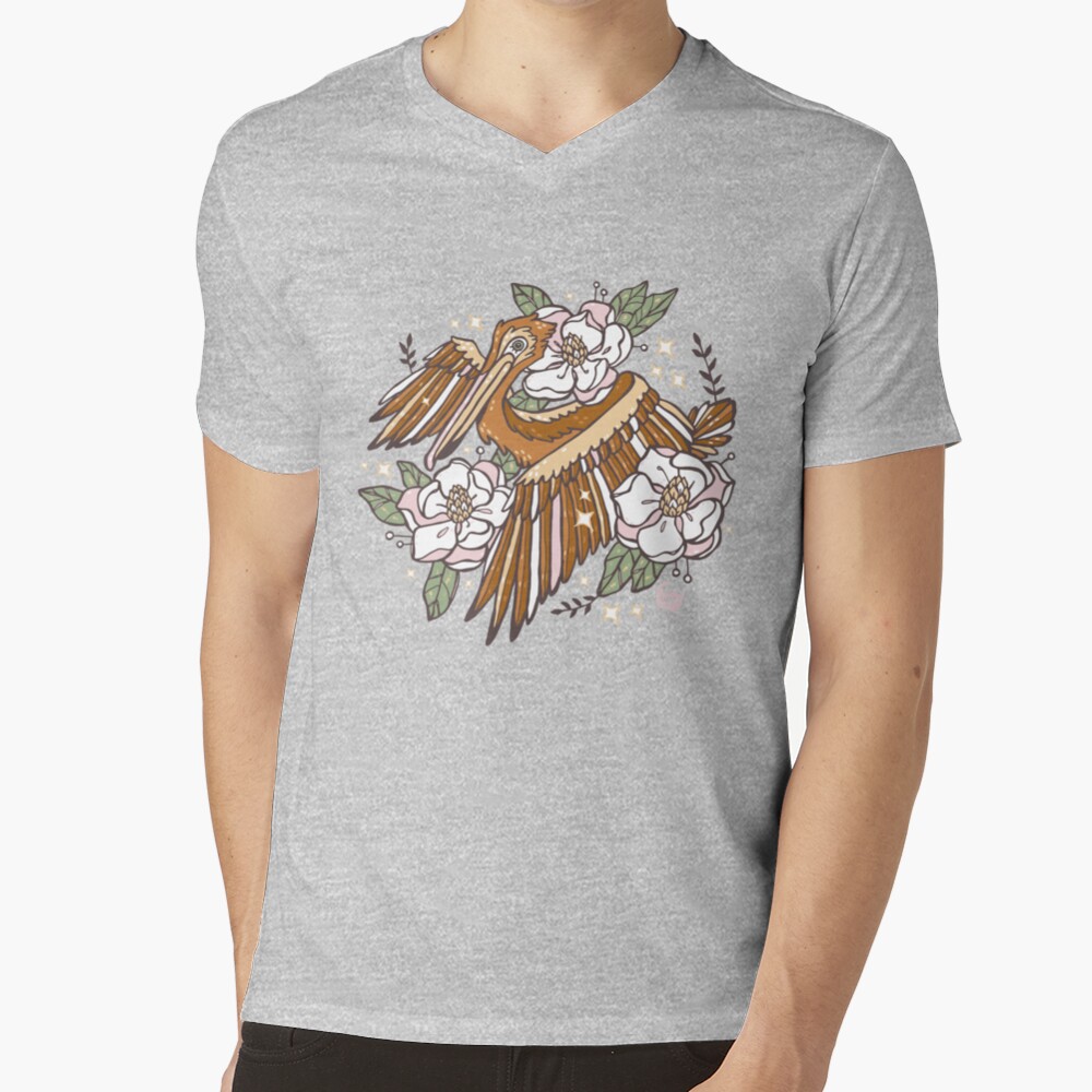 Magnolia Pelican V-Neck T-Shirt