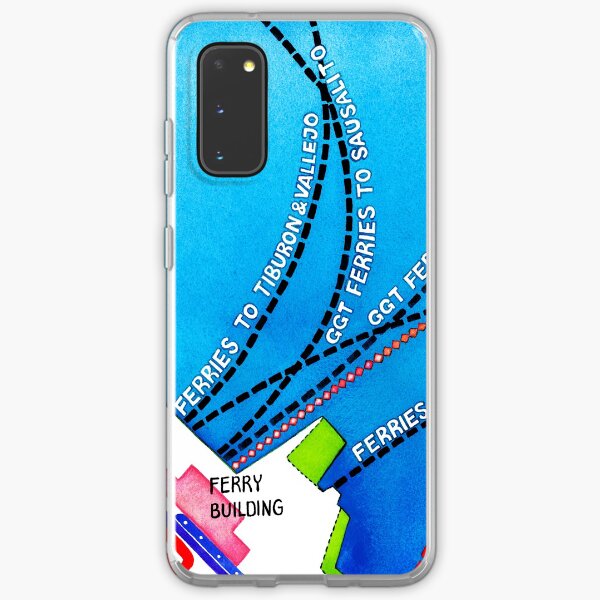 San Francisco map - Embarcadero Samsung Galaxy Soft Case
