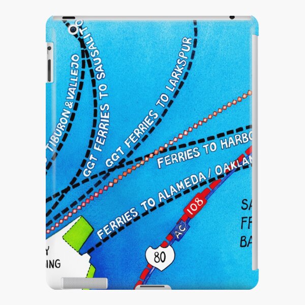 San Francisco map - Embarcadero iPad Snap Case