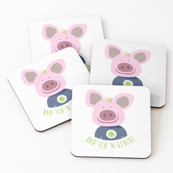 Item preview, Pig luck lucky charm shamrock designed and sold by eskima.
