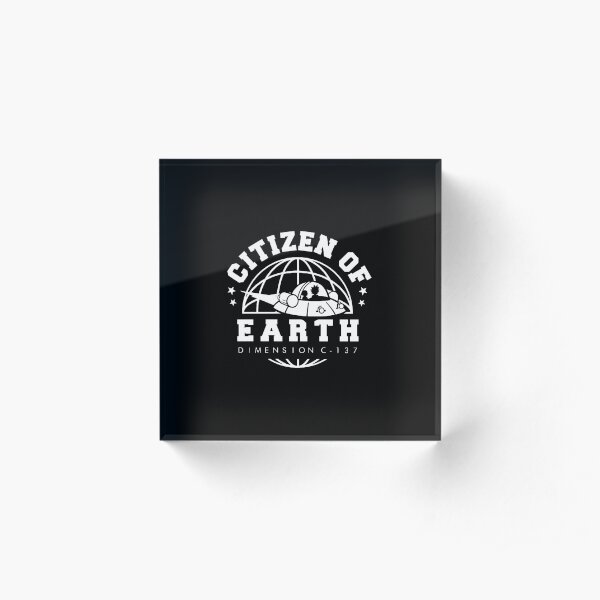 'Earth Dimension C-137 Acrylic Block