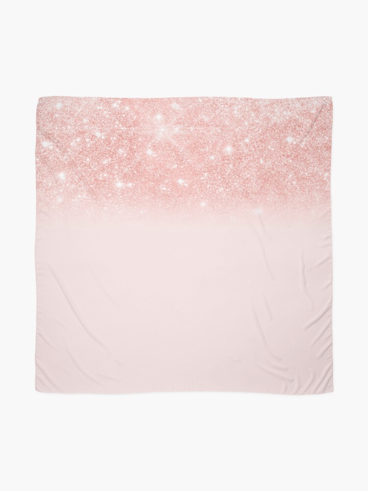 Alternate view of Blush Rosegold Glitter Scarf