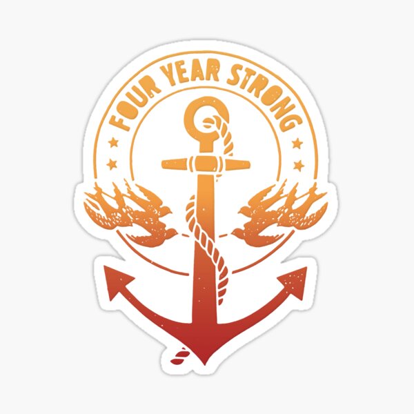 Four Year Strong Stickers | Redbubble