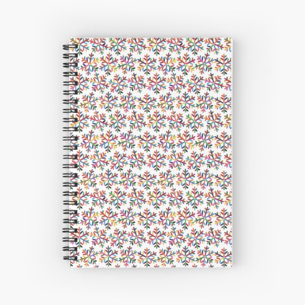 Colorful Snowflakes I Spiral Notebook