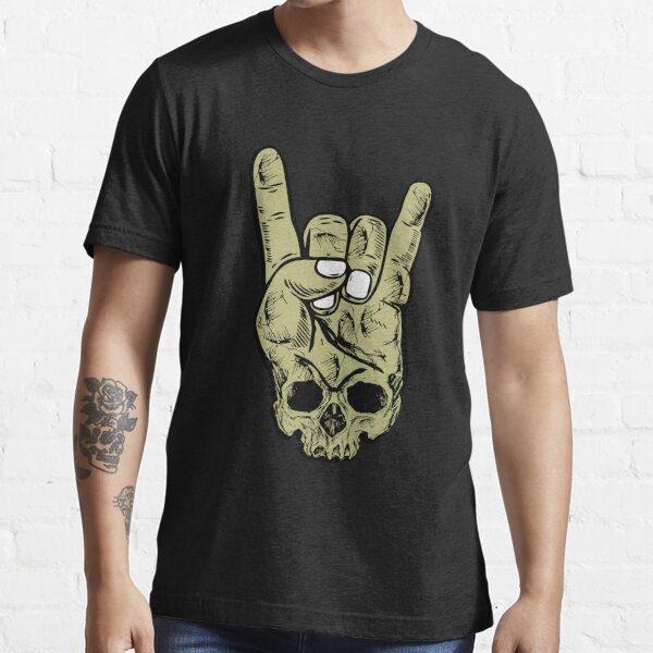 devil horns t shirt