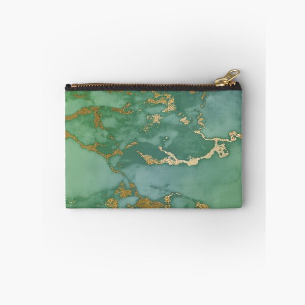 Item preview, Gold Veined Green Luxury Faux Marble designed and sold by MysticMarble.