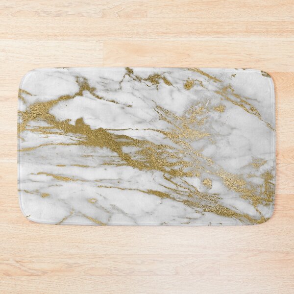 Item preview, Gold Veins on Gray and White Faux Marble designed and sold by MysticMarble.