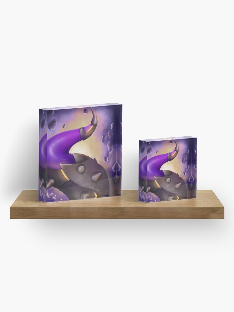 Alternate view of Heavy Tendril Acrylic Block
