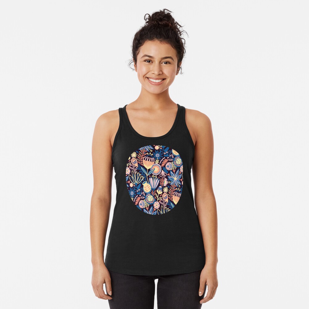Vista previa del artículo con la obra «Camiseta con espalda nadadora», diseñado y vendido por TigaTiga.