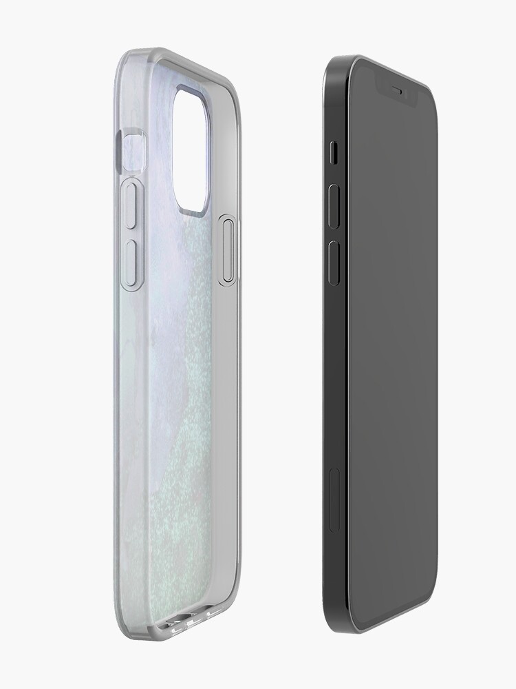 Alternate view of Ocean Mermaid Blue and Green Glitter on Marble iPhone Case & Cover