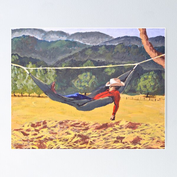 Lazy Cowboy Poster