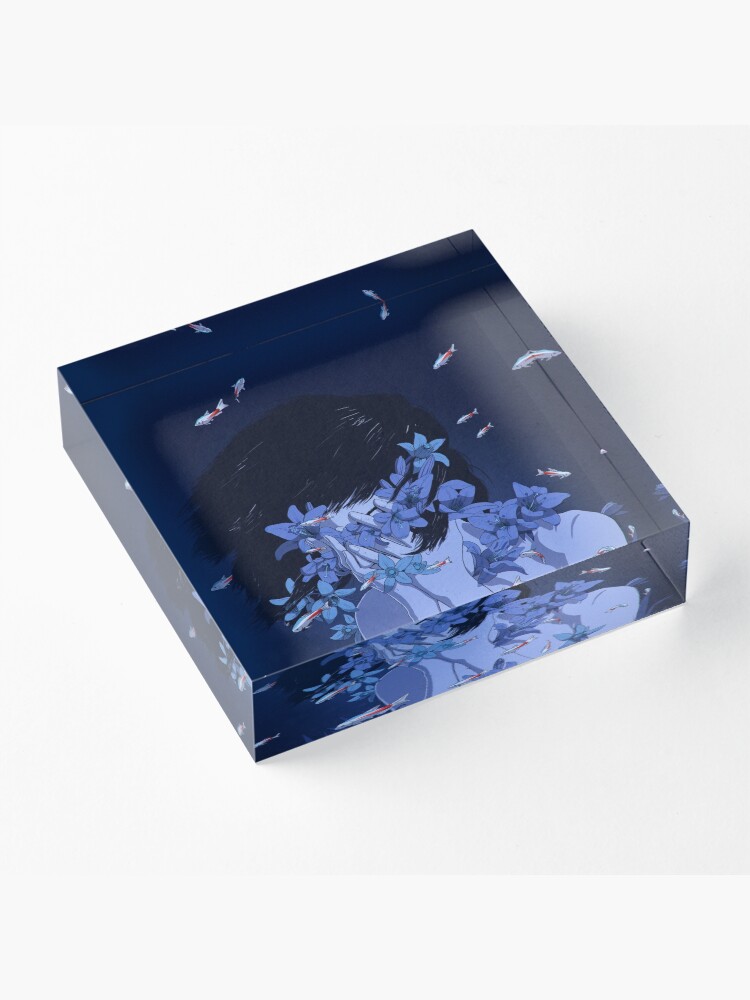 Alternate view of Perfect Blue Acrylic Block