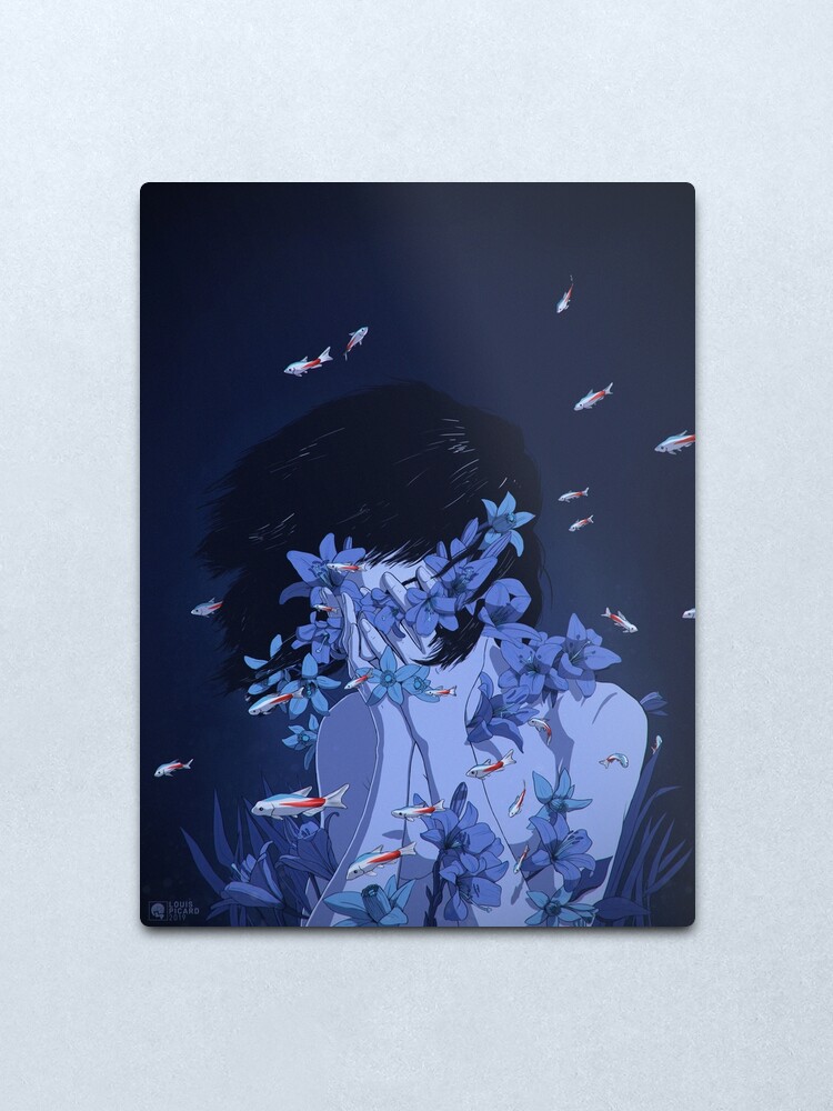 Alternate view of Perfect Blue Metal Print