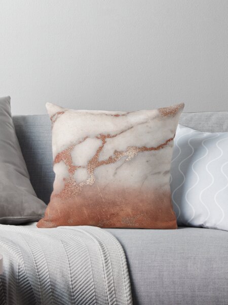 Item preview, Copper Bronze Metal Foil Sparkle Faux Marble designed and sold by MysticMarble.