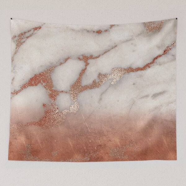 Item preview, Copper Bronze Metal Foil Sparkle Faux Marble designed and sold by MysticMarble.