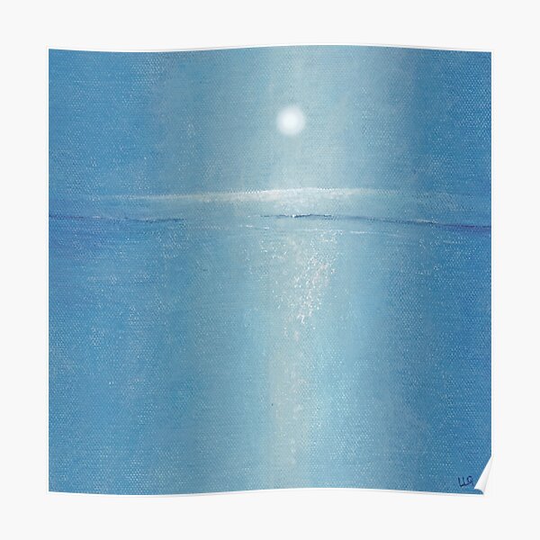 Shining sands - full moon I Poster