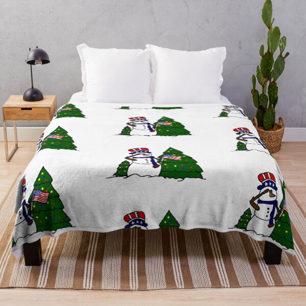 Item preview, American Christmas Snowman designed and sold by imphavok.