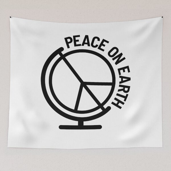 Item preview, Peace On Earth Freedom Sign On A Globe World Peace Demo Gift  designed and sold by peter2art.