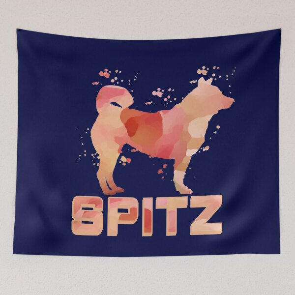 Item preview, WaterColor Spitz Dog Breed designed and sold by CharJens.