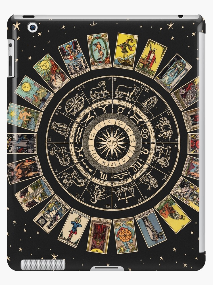 of the Zodiac, Astrology and the Major Arcana Tarot" iPad Case & Skin for by wildtribe |