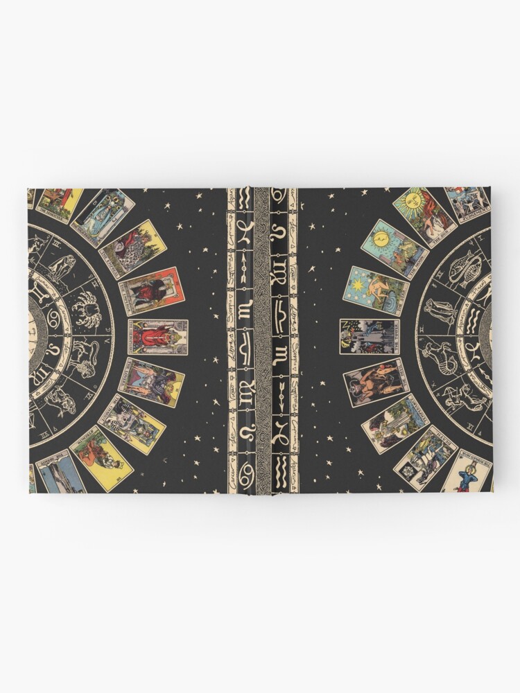 Alternate view of Wheel of the Zodiac, Astrology Chart & the Major Arcana Tarot Hardcover Journal
