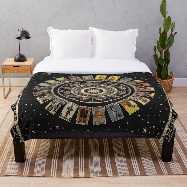 Rad des Tierkreises Fleecedecke