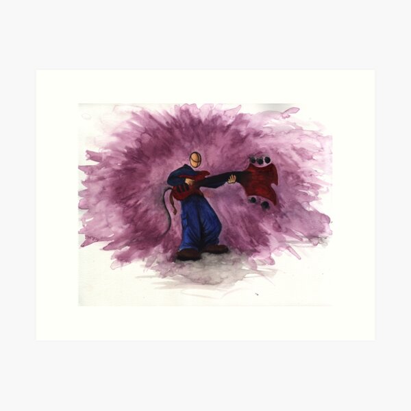 Aught Media – Bassist Art Print