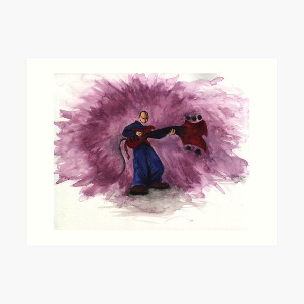 Aught Media – Bassist Art Print
