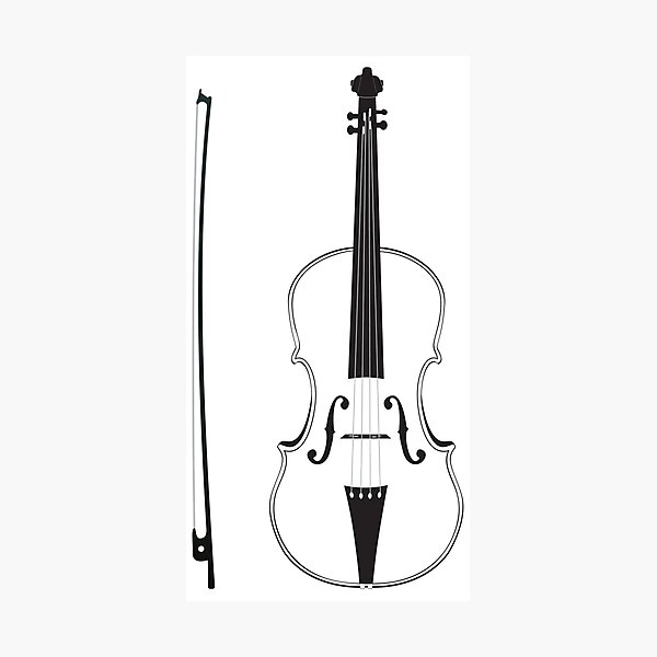 Item preview, Violin Silhouette designed and sold by AnnArtshock.