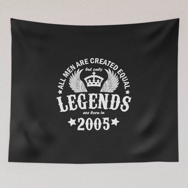 Item preview, All Men are Created Equal But Only Legends are Born in 2005 designed and sold by beloknet.