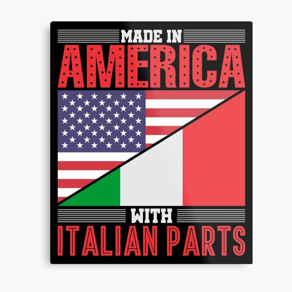 Made In America With Italian Parts Metal Print