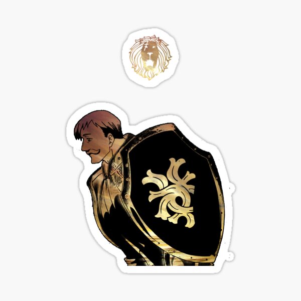 Who Decided That Stickers Redbubble - roblox hair looks like lion sin escanor hair