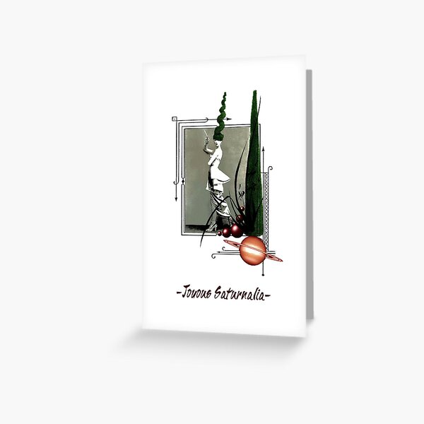 joyous saturnalia Greeting Card