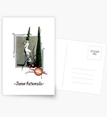 joyous saturnalia Postcards
