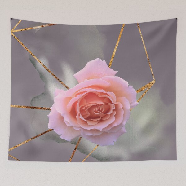 Item preview, Geometric dusky rose designed and sold by peggieprints.