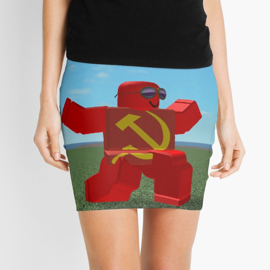 Minifalda El Comunismo Prevalecera Meme De Roblox De Thesmartchicken Redbubble - el comunismo prevalecerá meme de roblox funda para portátil