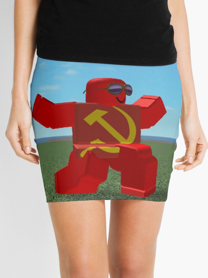 Communism Will Prevail Roblox Meme Mini Skirt By Thesmartchicken Redbubble - roblox tribal clothes