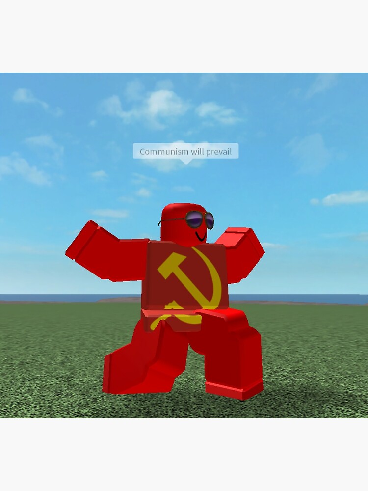 Communism Will Prevail Roblox Meme Greeting Card By Thesmartchicken Redbubble - communism will prevail roblox