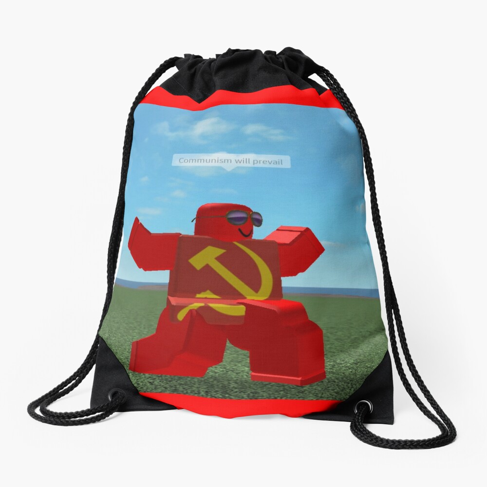 Communism Will Prevail Roblox Meme Drawstring Bag By Thesmartchicken Redbubble - communism will prevail roblox meme coasters by thesmartchicken