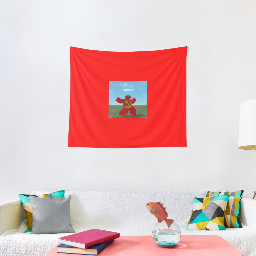 Communism Will Prevail Roblox Meme Tapestry By Thesmartchicken Redbubble - communism will prevail roblox meme canvas print
