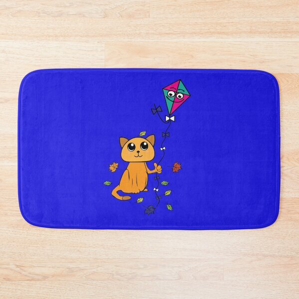 Item preview, Cat is flying kite in spring, autumn designed and sold by tarek25.