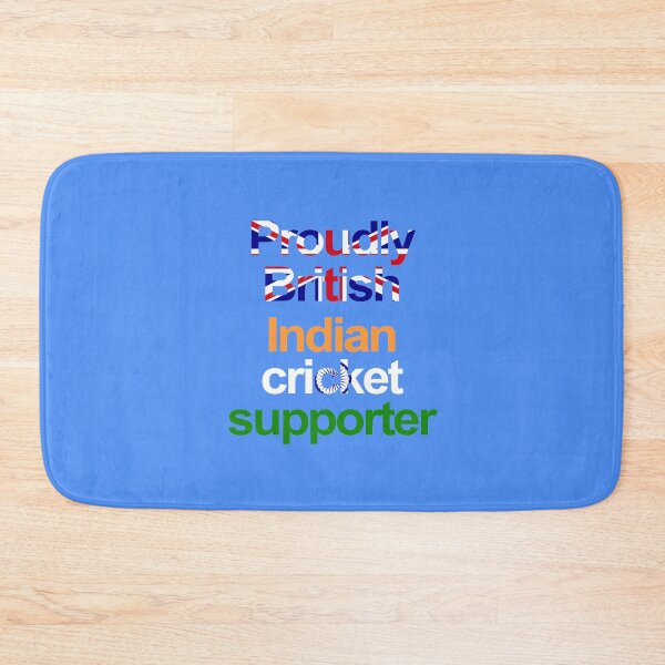 Item preview, British Indian Cricket Supporter design designed and sold by GetItGiftIt.