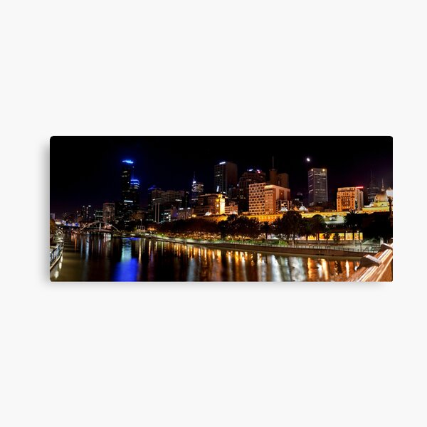 Item preview, The Yarra River - Central Melbourne at Night designed and sold by Jim Key.