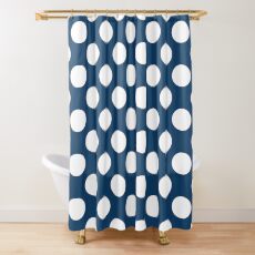 Dotted Background Shower Curtains Redbubble