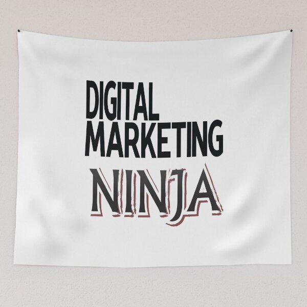 Item preview, Digital Marketing Ninja Social Network Media Communication Marketing Strategy designed and sold by ProjectX23.