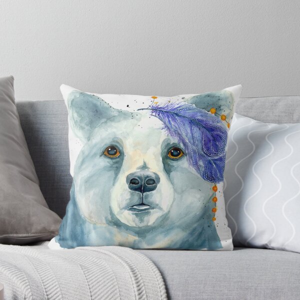 Item preview, 'Boho Bear' Watercolor Artwork designed and sold by artbrushbyerin.